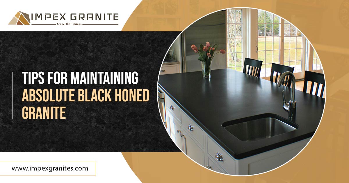 Maintain Absolute Black Honed Granite