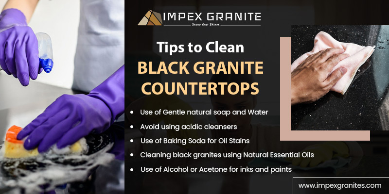 Tips to clean Black Granite Countertops